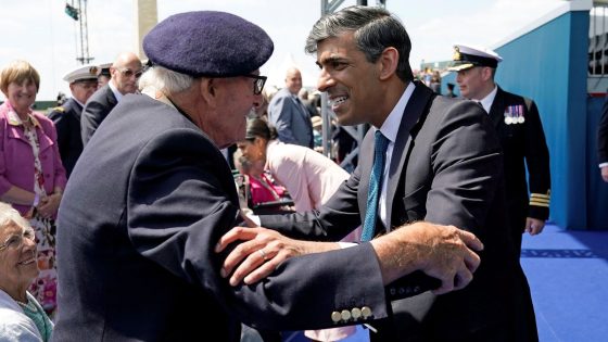 Rishi Sunak pledges to cut price of railcard in pitch to veterans on D-Day anniversary | Politics News – MASHAHER