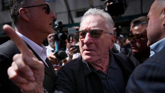 Robert De Niro has award withdrawn after calling Donald Trump ‘monster’ outside of trial | US News – MASHAHER