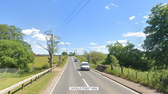 Teenager in critical condition and three others injured after car veers off South Lanarkshire road into burn | UK News – MASHAHER