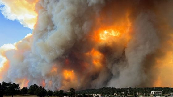 At least one dead in New Mexico village from wildfire that forced thousands flee their homes | US News – MASHAHER