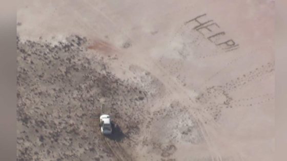 Pilot rescues three stranded teenagers after spotting 'HELP' written in sand – MASHAHER