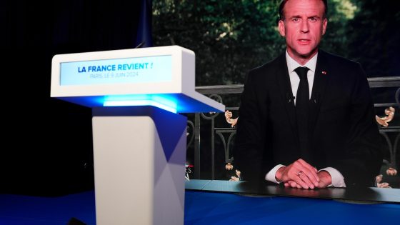 French President Macron calls a snap legislative election after defeat in EU vote – MASHAHER