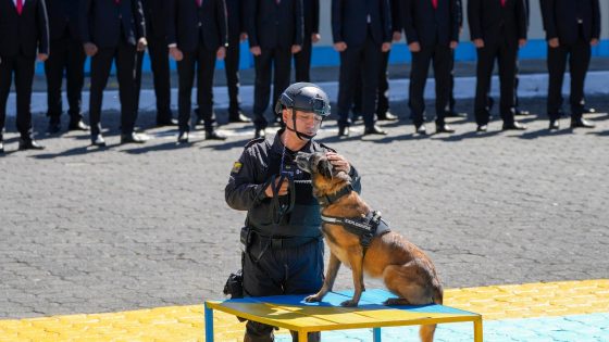 5 dogs with military intelligence unit in violence-plagued Ecuador given medals for service – MASHAHER