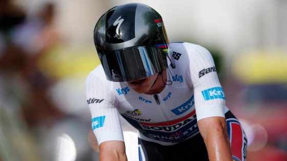 Remco Evenepoel takes time-trial victory on stage seven – MASHAHER