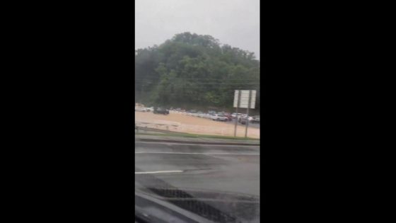 Watch: Parking lot flooded at Tennessee's Dollywood amid severe weather – MASHAHER