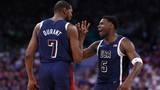 Kevin Durant dazzles in US victory as French crowd boo Joel Embiid – MASHAHER