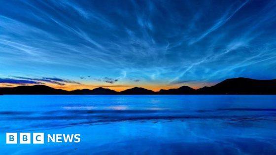 Noctilucent clouds pictured from Scotland – MASHAHER