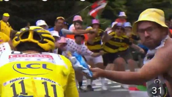 Man arrested at Tour de France for throwing crisps at Tadej Pogacar and Jonas Vingegaard – MASHAHER