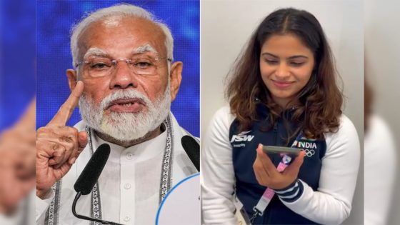 “You Lost Silver By 0.1 Points…”: PM Narendra Modi’s Call With Manu Bhaker After Olympics Medal Win. Watch – MASHAHER