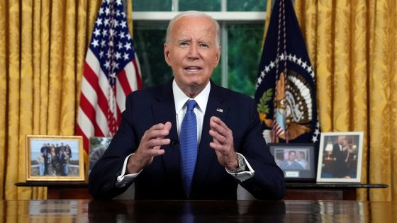 Biden explains election exit, touts Harris over Trump – MASHAHER