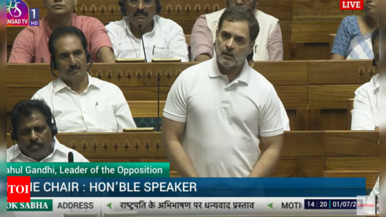 Rahul Gandhi Lok Sabha speech: Top quotes | India News – MASHAHER