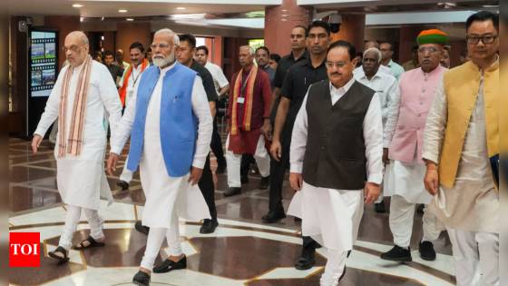 ‘Follow rules in Parliament’: What PM Modi told MPs at NDA meet | India News – MASHAHER