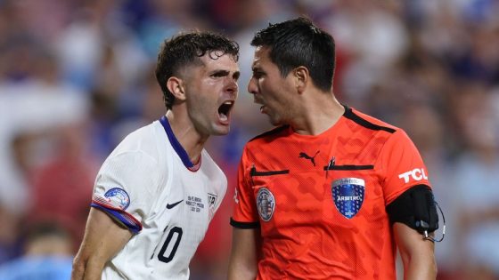 Copa América: USA captain Pulisic ‘can’t accept’ ref’s calls – MASHAHER