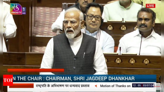 PM Modi addresses Rajya Sabha on Motion of Thanks to President’s address: Key quotes | India News – MASHAHER