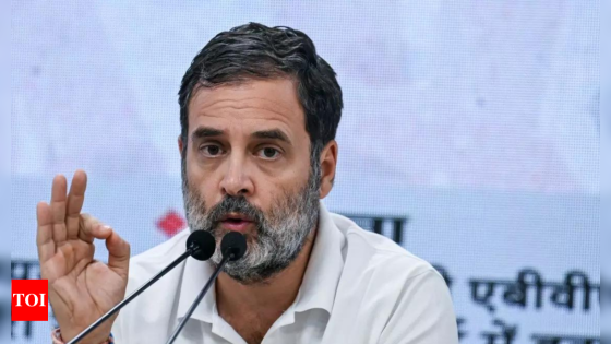 ‘Further strengthens my point’ Rahul Gandhi slams BJP RSS over attack on party office in Gujarat | India News – MASHAHER