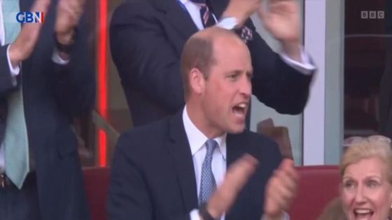 WATCH: Prince William ecstatic as he celebrates England's winning penalty against Switzerland – MASHAHER