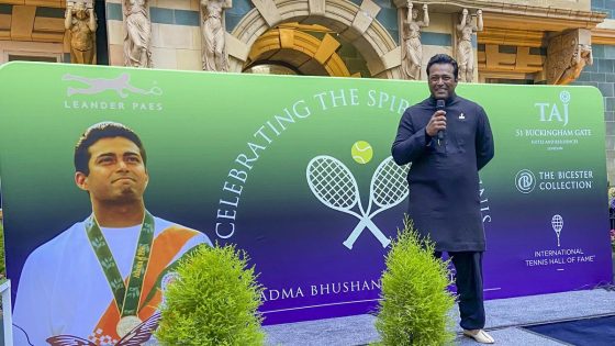 Hall of Famers Leander Paes, Vijay Amritraj and Richard Evans felicitated on sidelines of Wimbledon 2024 – MASHAHER