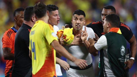 Copa América: Luis Suárez criticises Colombia celebrations – MASHAHER