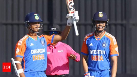 Yashasvi Jaiswal and Shubman Gill rewrite record books during India’s 10-wicket victory over Zimbabwe | Cricket News – MASHAHER