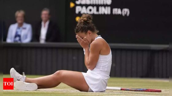 ‘Today I was dreaming to hold the trophy but…’: Jasmine Paolini after falling short in Wimbledon final | Tennis News – MASHAHER