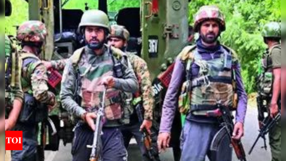 3 terrorists killed in encounter in J&K’s Keran sector | India News – MASHAHER