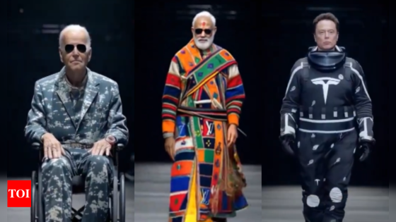 Watch: Obama, Biden, Putin, PM Modi walking the ramp in AI fashion show shared by Elon Musk – MASHAHER