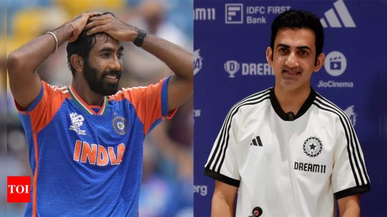 ‘You want him to play important games’: Gautam Gambhir on workload management for Jasprit Bumrah | Cricket News – MASHAHER