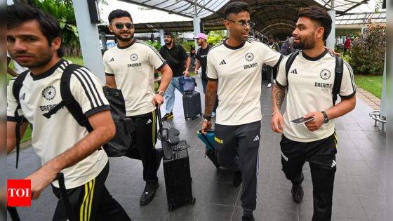 ‘Mumbai to Pallekele via Colombo’: Team India arrives in Sri Lanka ahead of white-ball series. Watch | Cricket News – MASHAHER