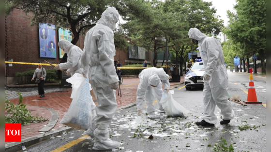 North Korean trash balloons lands on South Korea’s presidential office compound – MASHAHER