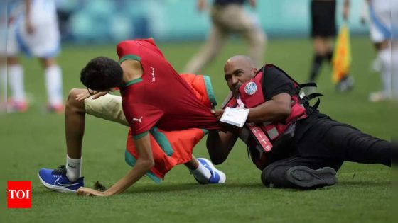 Stadium emptied after chaos and crowd trouble as Morocco beat Argentina 2-1 in men’s Olympic football opener | Paris Olympics 2024 News – MASHAHER