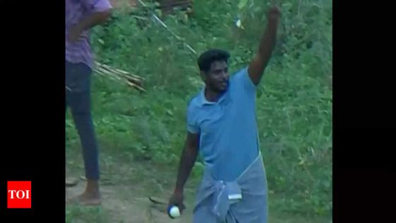 Watch: Local man refuses to return match ball during TNPL game | Cricket News – MASHAHER