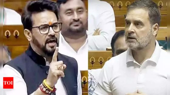 Congress moves privilege motion against PM Modi for sharing Anurag Thakur’s Lok Sabha speech | India News – MASHAHER