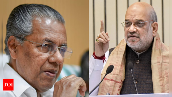 Amit Shah’s remarks inconsistent with facts: Kerala CM | India News – MASHAHER