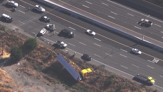 Deadly crash with big rig carrying 10K pounds of meat blocks lanes on I-680 – MASHAHER