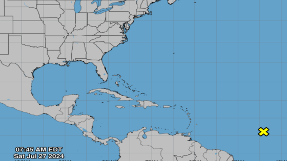 National Hurricane Center tracking ‘area of disturbed weather’ in central Atlantic – MASHAHER