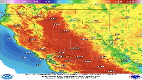 With Sacramento scorching, these weather maps show scale of Northern California heat wave – MASHAHER