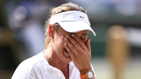 Wimbledon 2024: Tearful Vekic struggles to see any positives after heartbreaking loss to Paolini in semifinals – MASHAHER