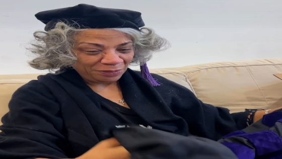 WATCH: Woman gets surprised with cap and gown she never had after law school graduation – MASHAHER