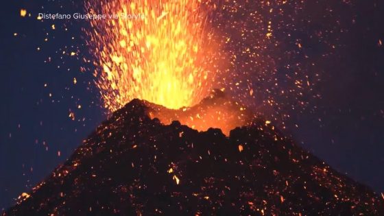 WATCH: Drone footage captures Europe's Mount Etna roaring with lava – MASHAHER