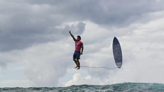 WATCH: Viral photo of Olympic surfer’s midair celebration – MASHAHER