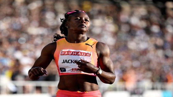 Athletics: Athletics-Jackson completes sprint double at Jamaican Olympic trials – MASHAHER