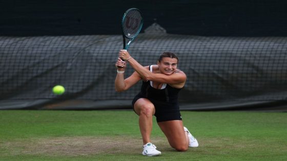 Tennis: Tennis-Sabalenka pulls out of Wimbledon due to shoulder injury – MASHAHER