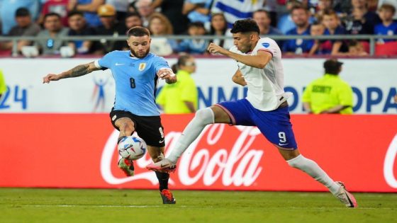 Football: Soccer-Uruguay into Copa America quarters, knock out hosts US with 1-0 win – MASHAHER