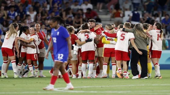 Football: Olympics-Soccer-Underfire Canada stun France with dramatic 2-1 win; US, Spain advance to quarter-finals – MASHAHER