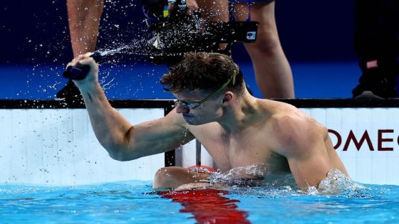 Swimming: Olympics-Swimming-France’s Marchand makes history with golden double – MASHAHER