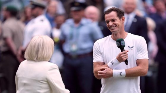 Andy Murray’s farewell: Sue Barker makes surprise appearance at Wimbledon – MASHAHER