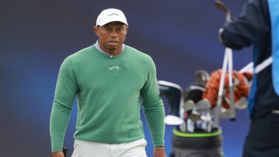 British Open: Tiger Woods plays 18-hole practice round at Royal Troon ahead of return – MASHAHER