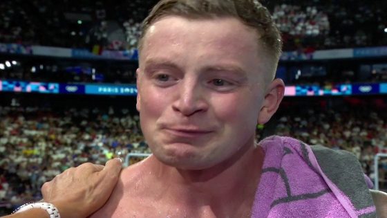 Emotional Adam Peaty falls short of historic ‘three-peat’ in 100m breaststroke final – MASHAHER