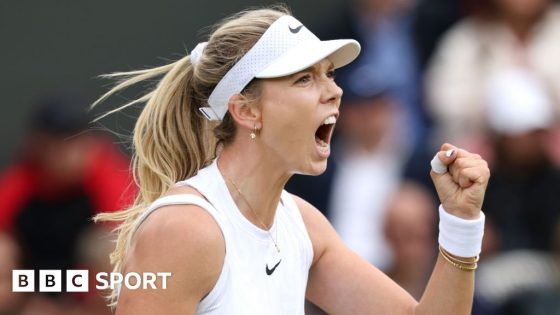 Wimbledon results 2024: British number one Katie Boulter sets up second-round meeting with Harriet Dart – MASHAHER