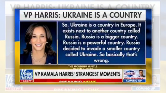 Yes, Kamala Harris Said, ‘Ukraine Is a Country in Europe. It Exists Next to Another Country Called Russia’ – MASHAHER